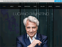 Tablet Screenshot of lucianodimartino.com